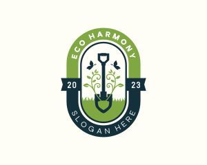 Plant Shovel Landscape logo