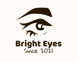 Abstract Eyebrow Eye logo design