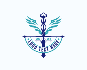 Medical Caduceus Pharmacy Logo