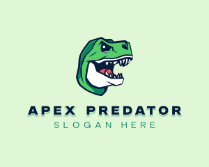 Gaming Dinosaur Monster logo design