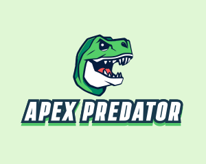 Gaming Dinosaur Monster logo design