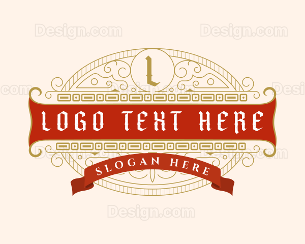 Royal Elegant Ornament Logo