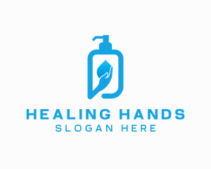 Hand Soap Sanitizer  logo design