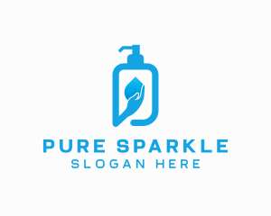 Hand Soap Sanitizer  logo design