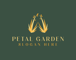 Grass Lawn Landscaping logo design