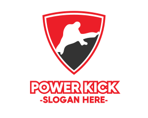 Karate Kick Shield logo