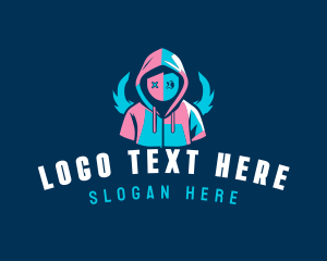 Gaming Hoodie Streamer Logo