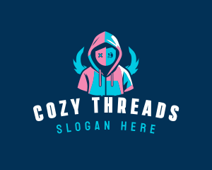 Gaming Hoodie Streamer logo design