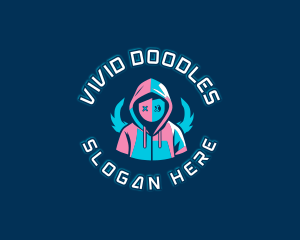 Gaming Hoodie Streamer logo design