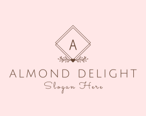 Simple Branch Ornament logo design