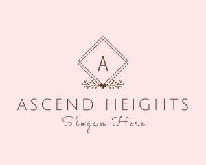 Simple Branch Ornament logo design