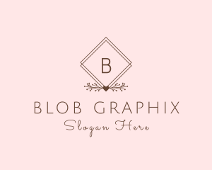 Simple Branch Ornament logo design