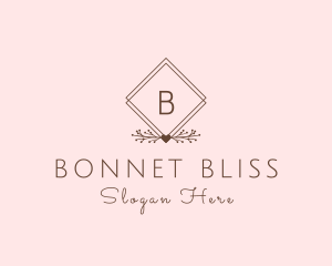 Simple Branch Ornament logo design