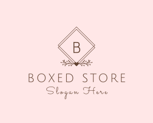 Simple Branch Ornament logo design