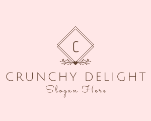 Simple Branch Ornament logo design