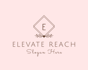 Simple Branch Ornament logo design