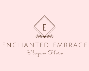 Simple Branch Ornament logo design