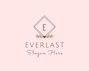 Simple Branch Ornament logo design