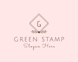 Simple Branch Ornament logo design