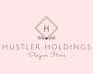 Simple Branch Ornament logo design