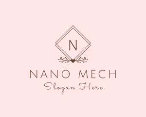 Simple Branch Ornament logo design