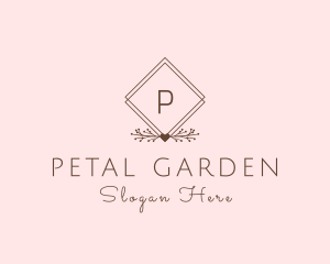 Simple Branch Ornament logo design