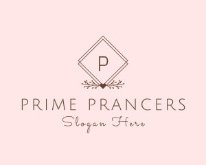 Simple Branch Ornament logo design