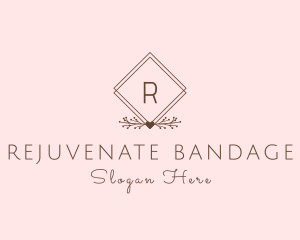 Simple Branch Ornament logo design