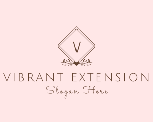 Simple Branch Ornament logo design