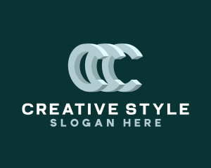 Creative Advertising Letter C logo design