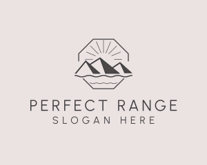 Outdoor Mountain Trekking logo design