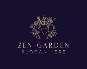 Grass Plant Gardening logo design