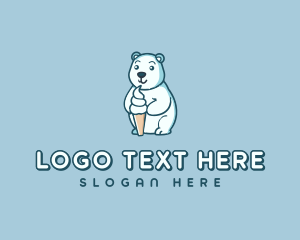 Ice Cream Sundae Bear logo