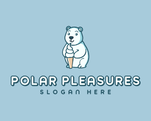 Ice Cream Sundae Bear logo