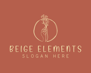 Nature Florist Hand  logo