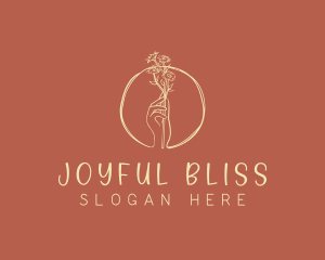 Nature Florist Hand  logo design