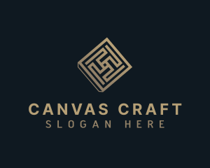 Tile Flooring Design Logo