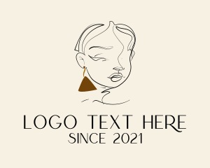 Fashion Woman Earring logo