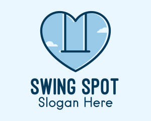 Blue Heart Swing  logo