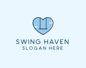 Sky Heart Swing  logo design