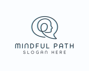 Therapy Counseling Mindfulness logo design