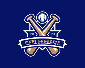 Baseball Varsity Sports logo design