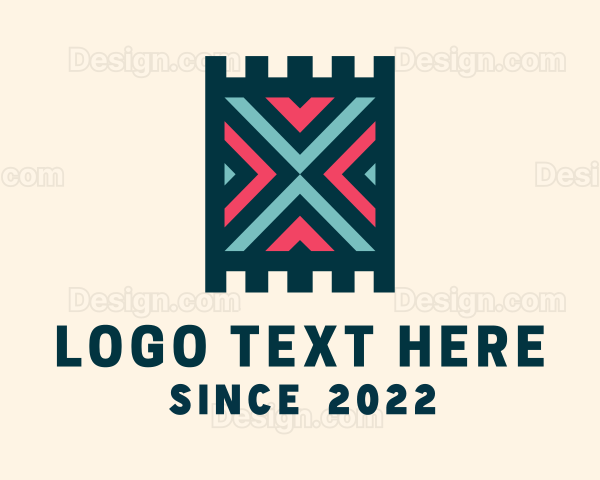 Ethnic Carpet Pattern Logo