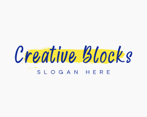 Handwritten Creative Brand logo design