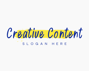 Handwritten Creative Brand logo design