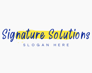 Handwritten Creative Brand logo