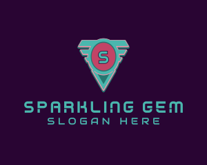 Diamond Gem Wings logo design