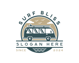 Surfer Van Vehicle logo