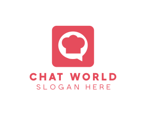 Chef Restaurant Chat logo design