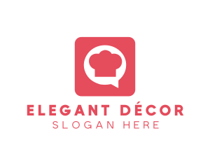 Chef Restaurant Chat logo design